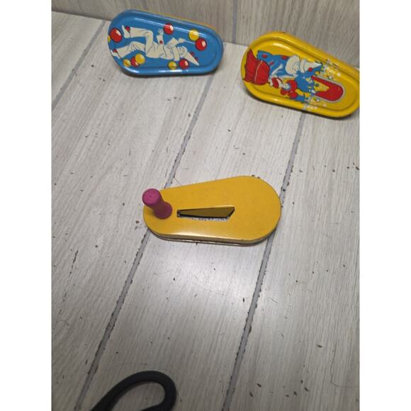 Vtg Kirchof Tin Noisemakers Life Of The Party Set of 3 Original Nostalgia Clown - Picture 6 of 11